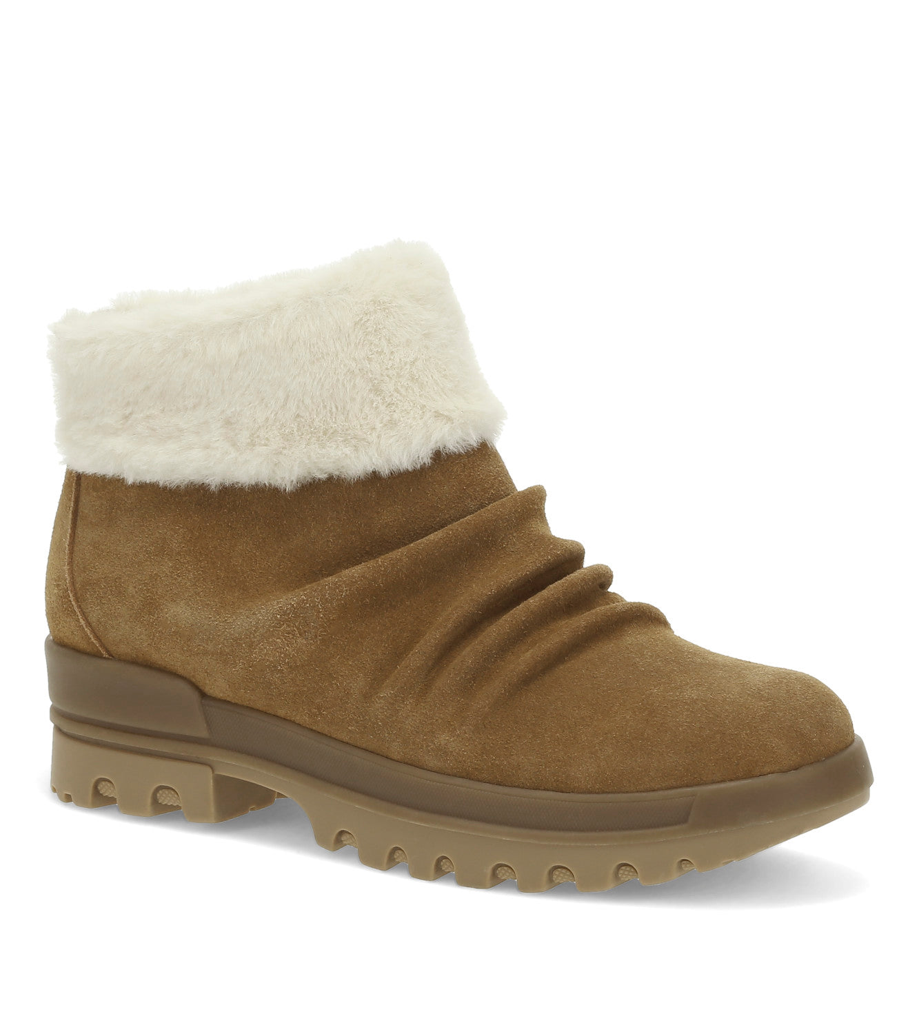 Nuri Cold Weather Bootie - Cognac Suede (BT30191)