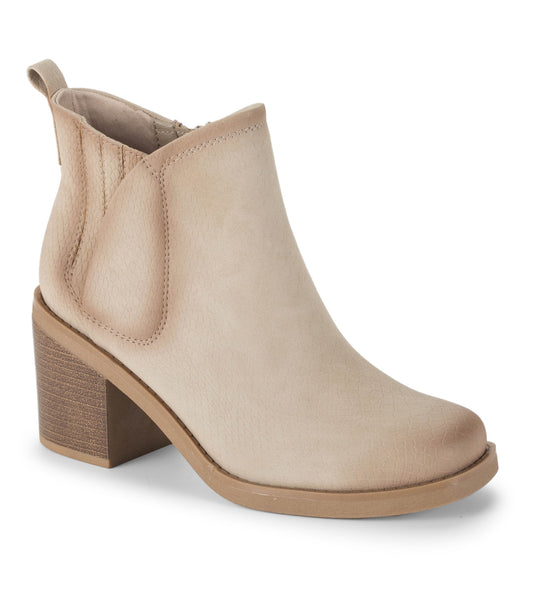 Maria Block Heel Bootie - Oatmeal (BT30164)