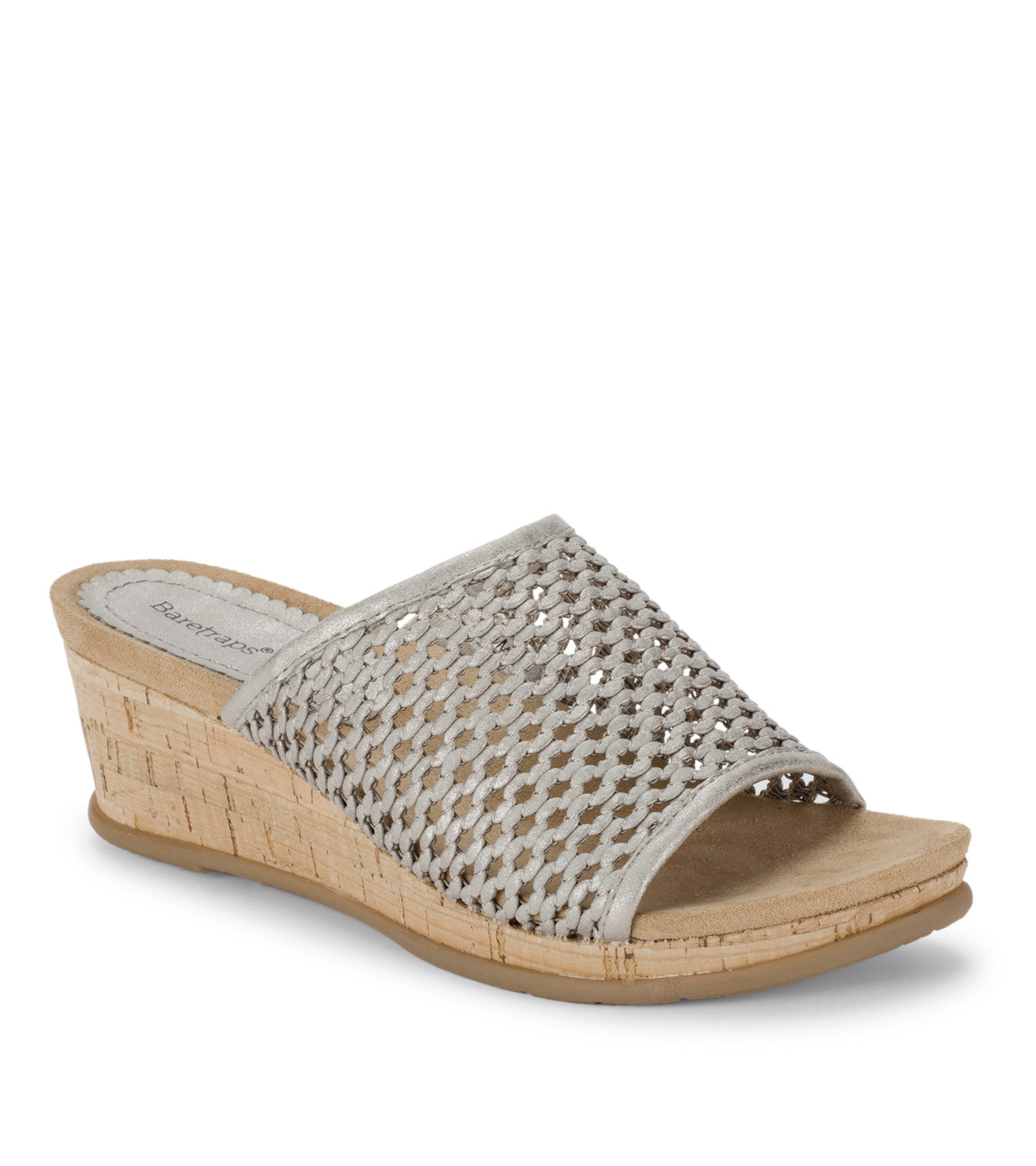 Flossey Wedge Slide Sandal - Champagne (BT24646)