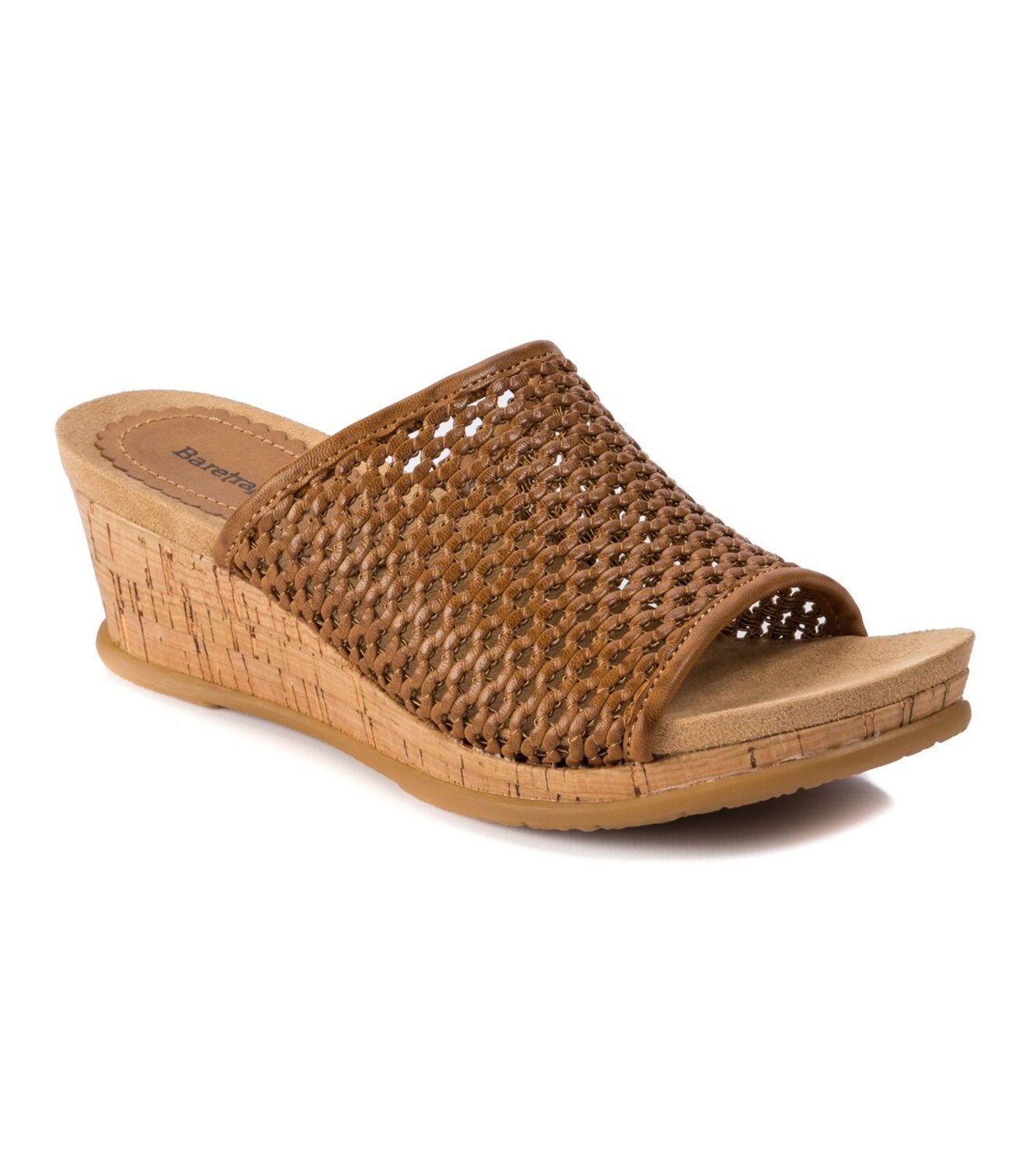 Flossey Wedge Slide Sandal - Auburn (BT26526)