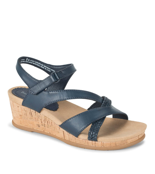 Farah Wedge Sandal - Navy Blue (BT29639)