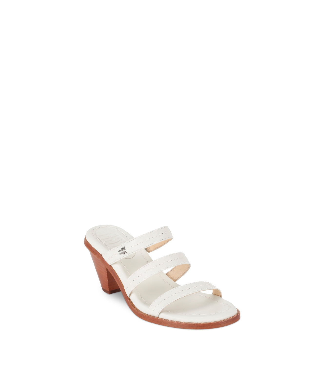 Estelle Strappy Slide - White (FR40338-WHIT)