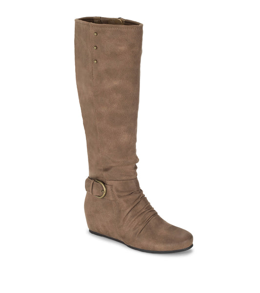 Scarlett Tall Wedge Boot - Truffle (BT30207)