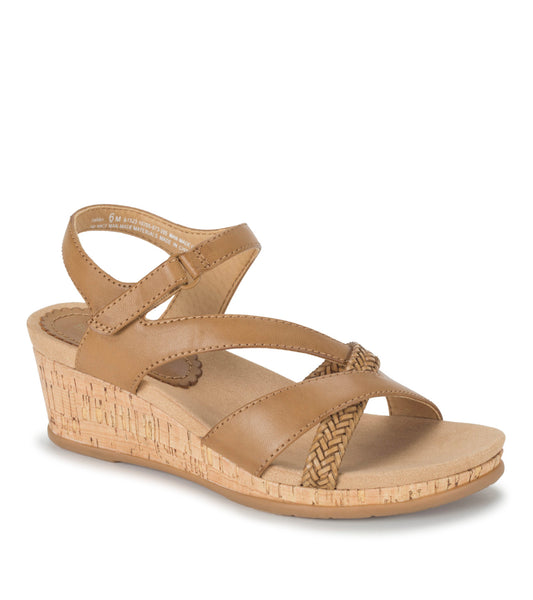 Farah Wedge Sandal - Caramel (BT29640)