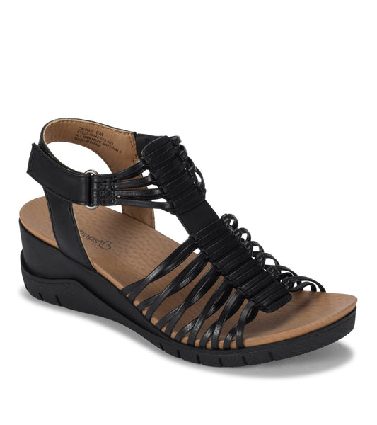 Cagney Wedge Sandal - Black (BT28695)