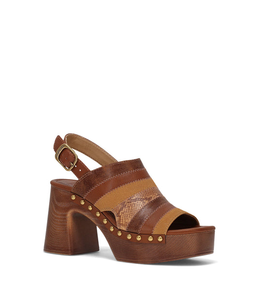 Wylie Patchwork - Mixed Cognac (FO10406)