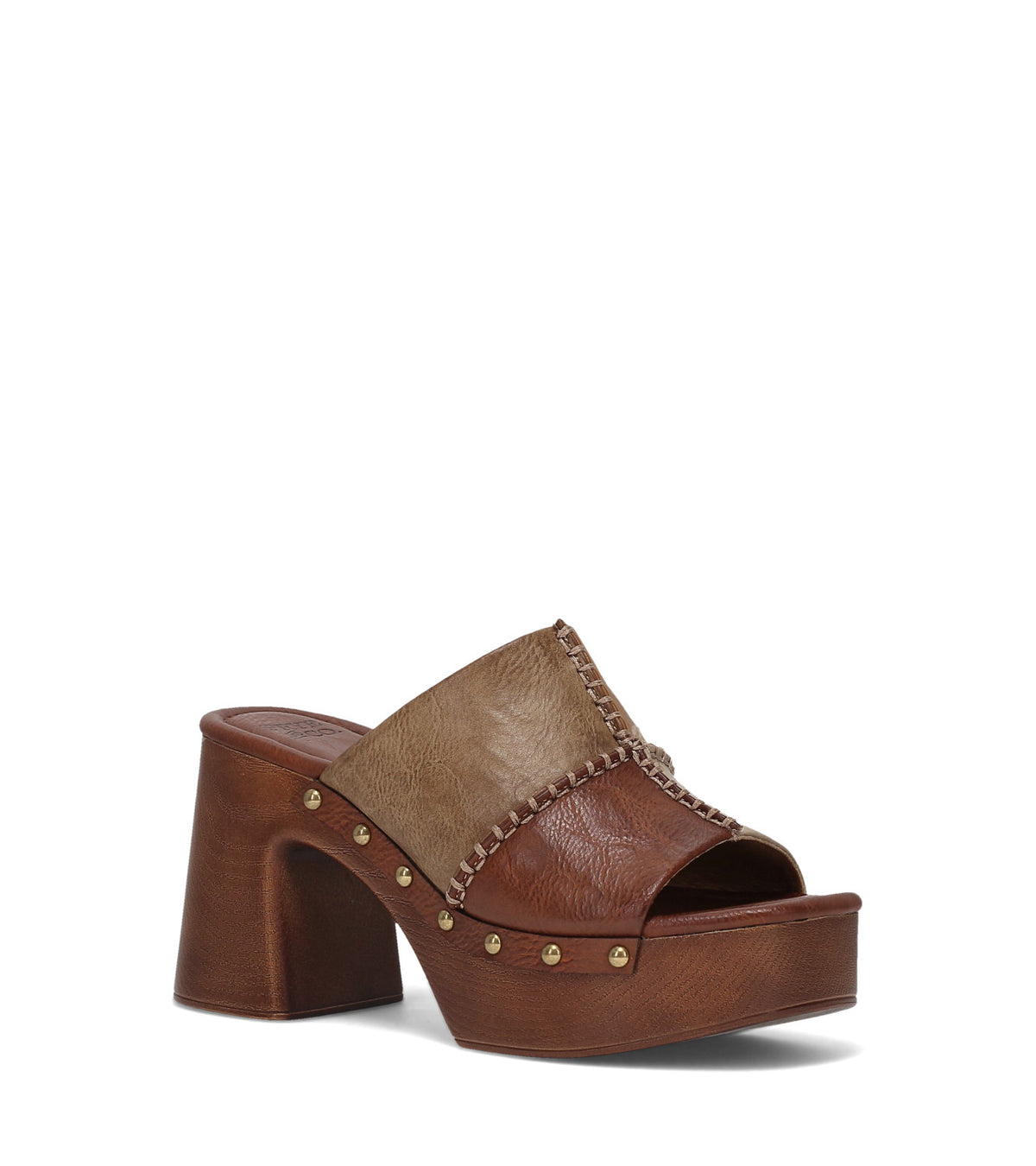 Wylie Patchwork Slide - Beige Multi (FO10767)