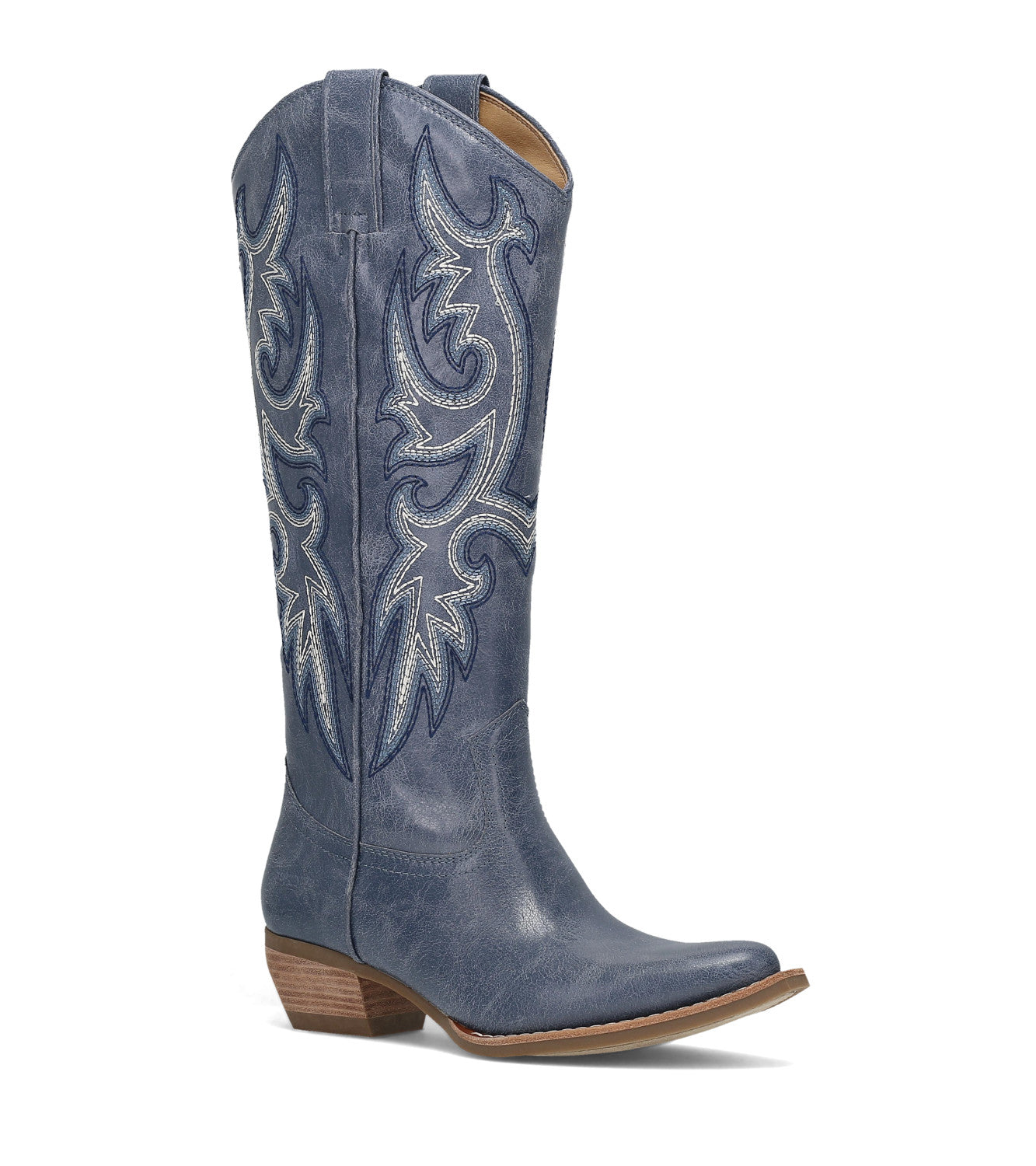 Irlene Tall Deco Stitch - Denim Blue (FO10394)