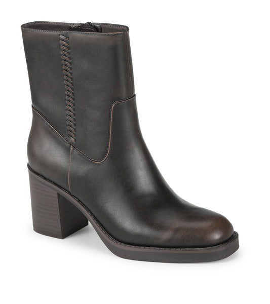 Gwendy Block Heel Bootie - Hazelnut (BT32059)