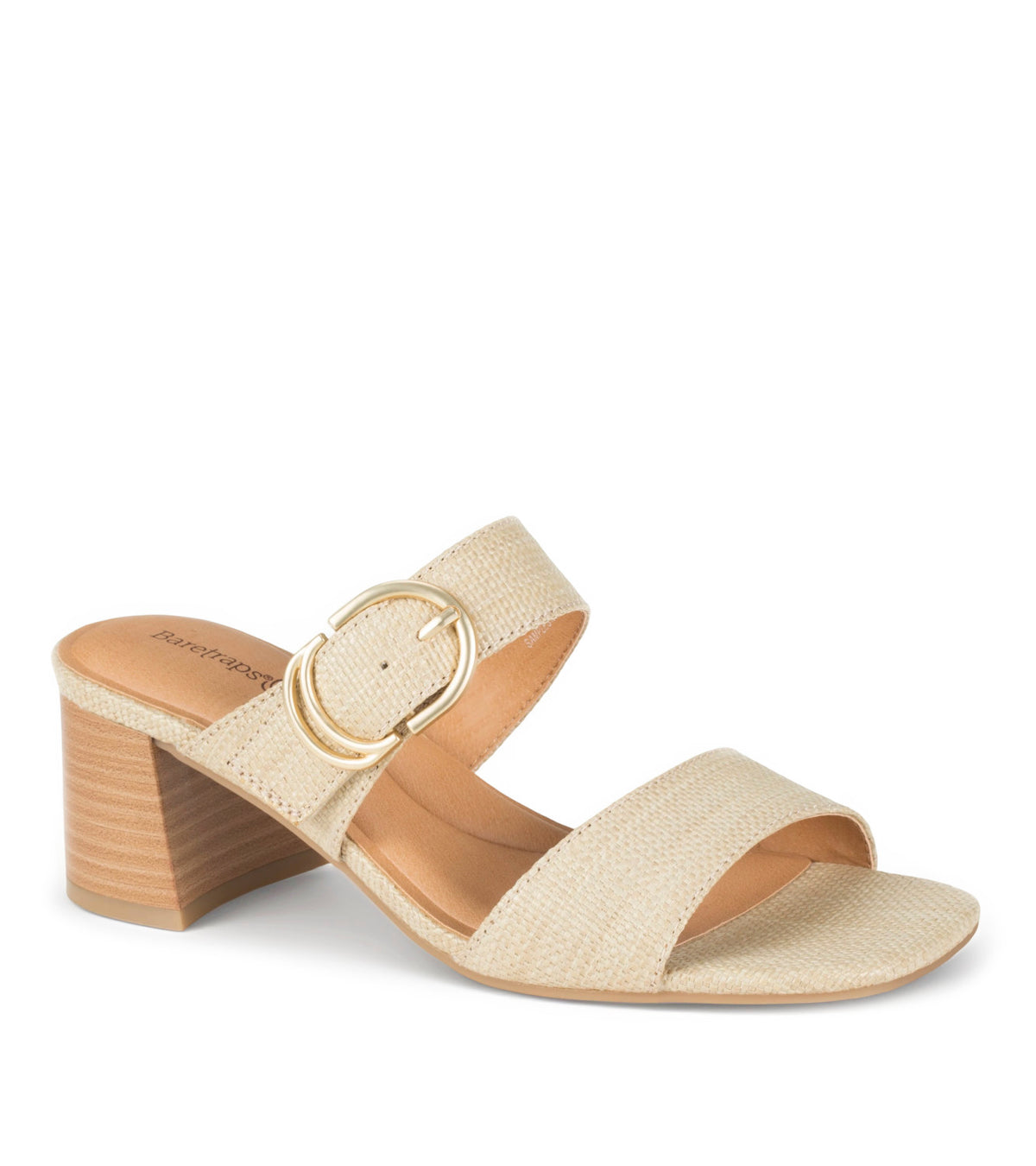 Satea Block Heel Sandal - Natural (BT32256)