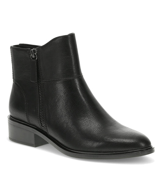 Alona Block Heel Bootie - Black (BT30857W)