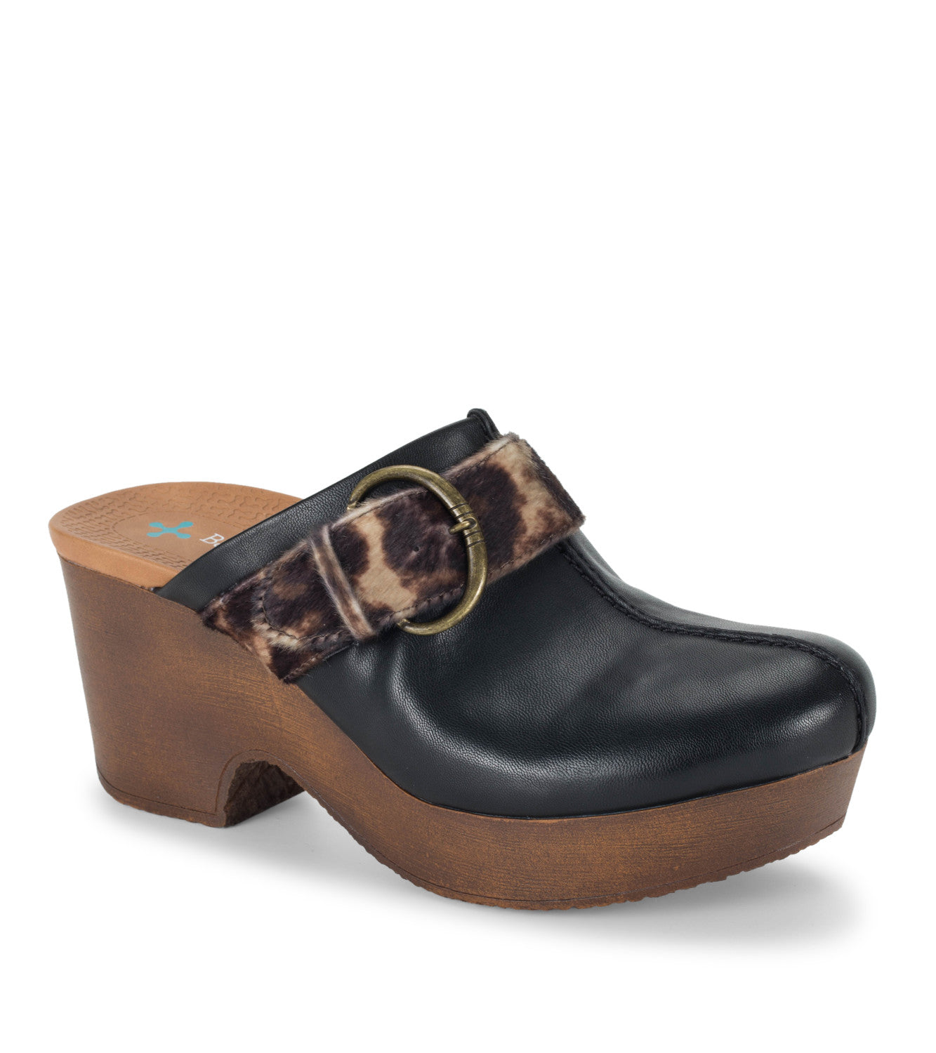 Belita Clog - Black/Brown (BT29349)