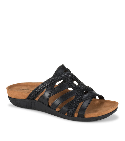 Joneva Slide Sandal - Black (BT31332)