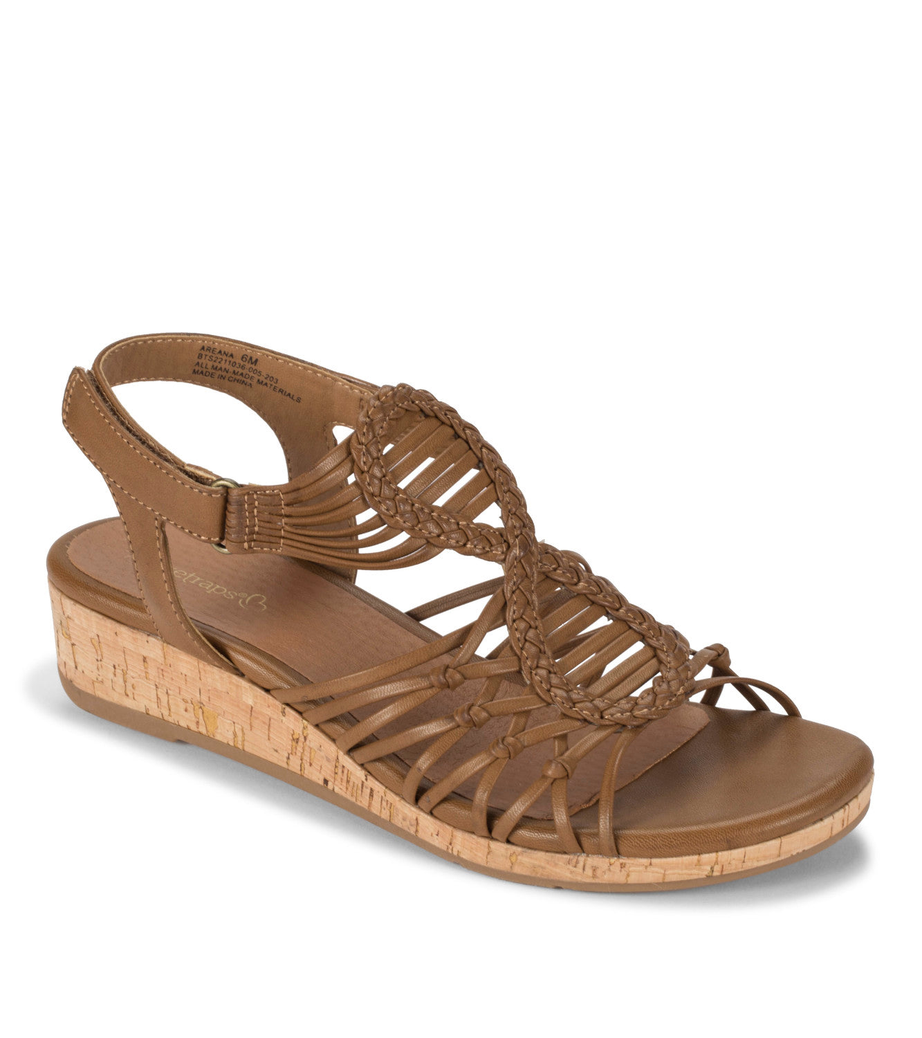 Areana Wedge Sandal - Auburn (BT28923)