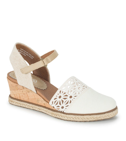 Olicia Wedge Sandal - Cream (BT29643)