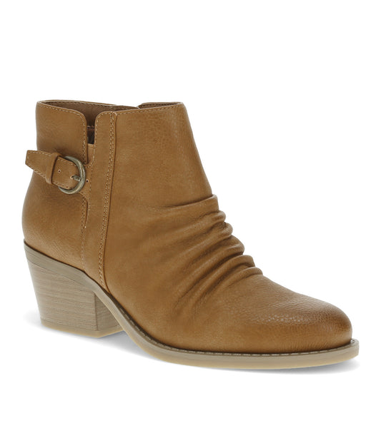 Linnea Block Heel Bootie - Light Rust (BT30798)