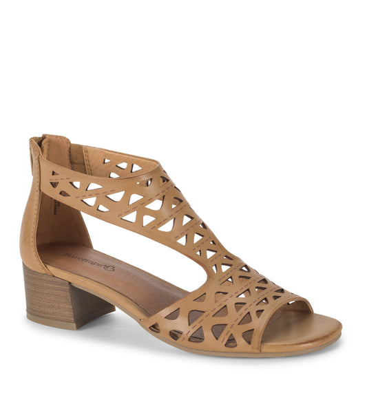 Vachel Block Heel Sandal - Caramel (BT29907)