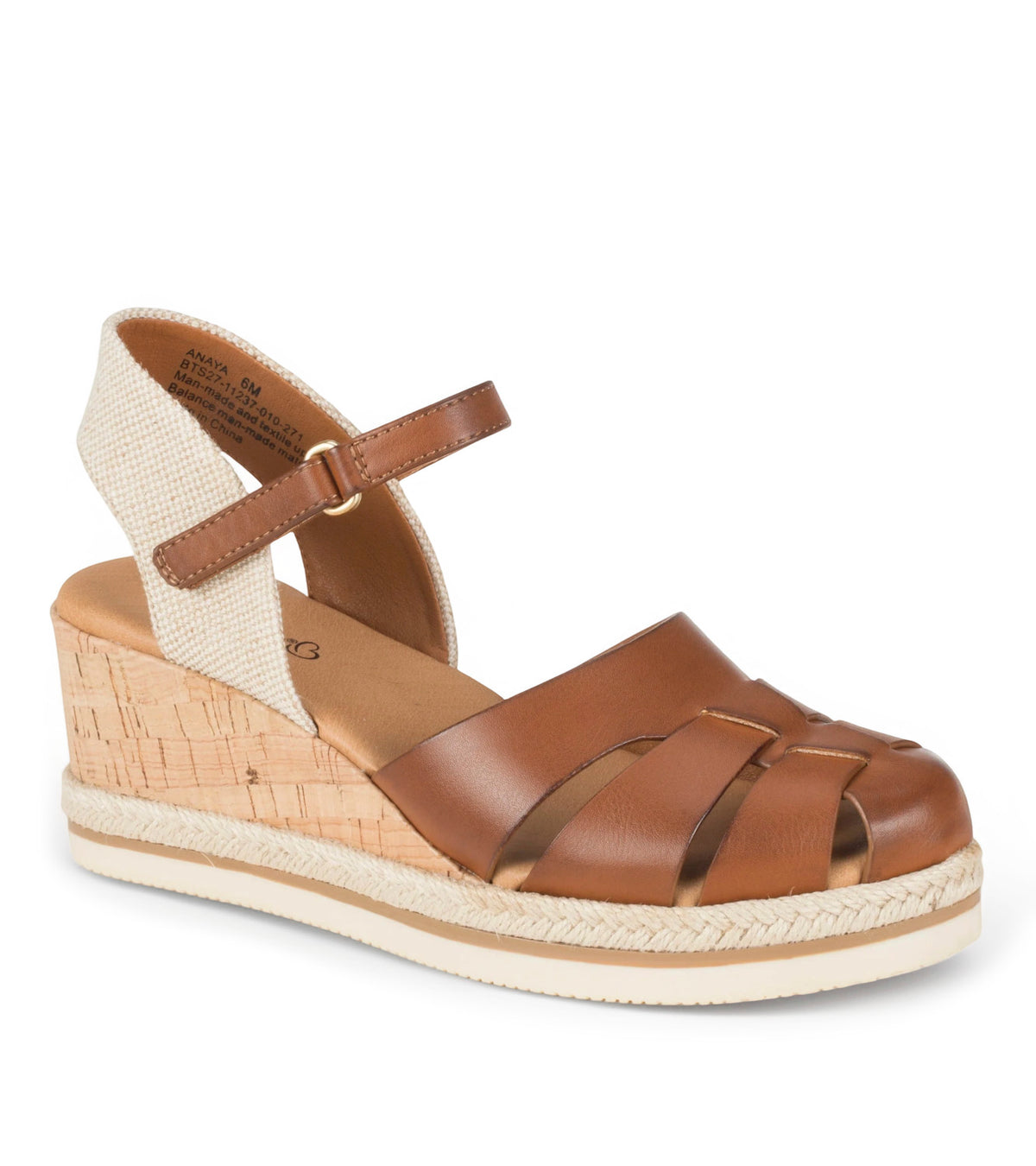 Anaya Wedge Sandal - Cognac (BT32240)