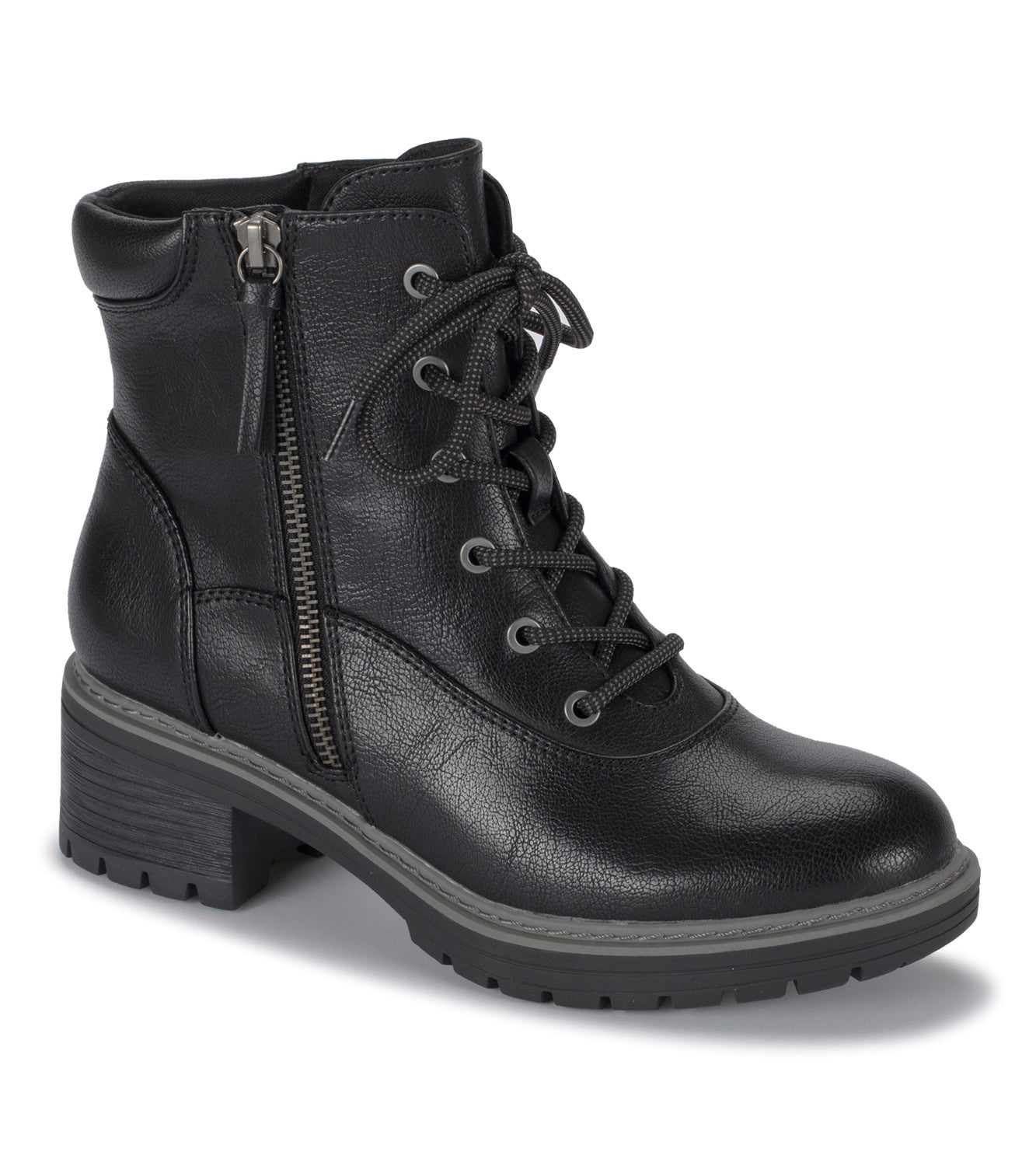 Asher Lace Up Bootie - Black (BT28580)