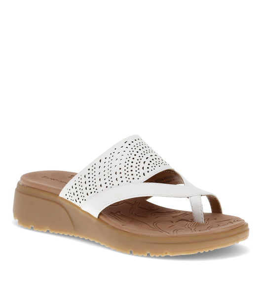 Brett Slide Sandal - White (BT30626)