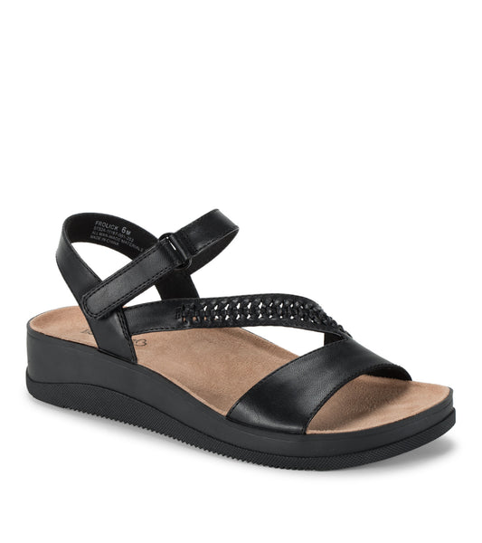 Frolick Wedge Sandal - Black (BT30417)