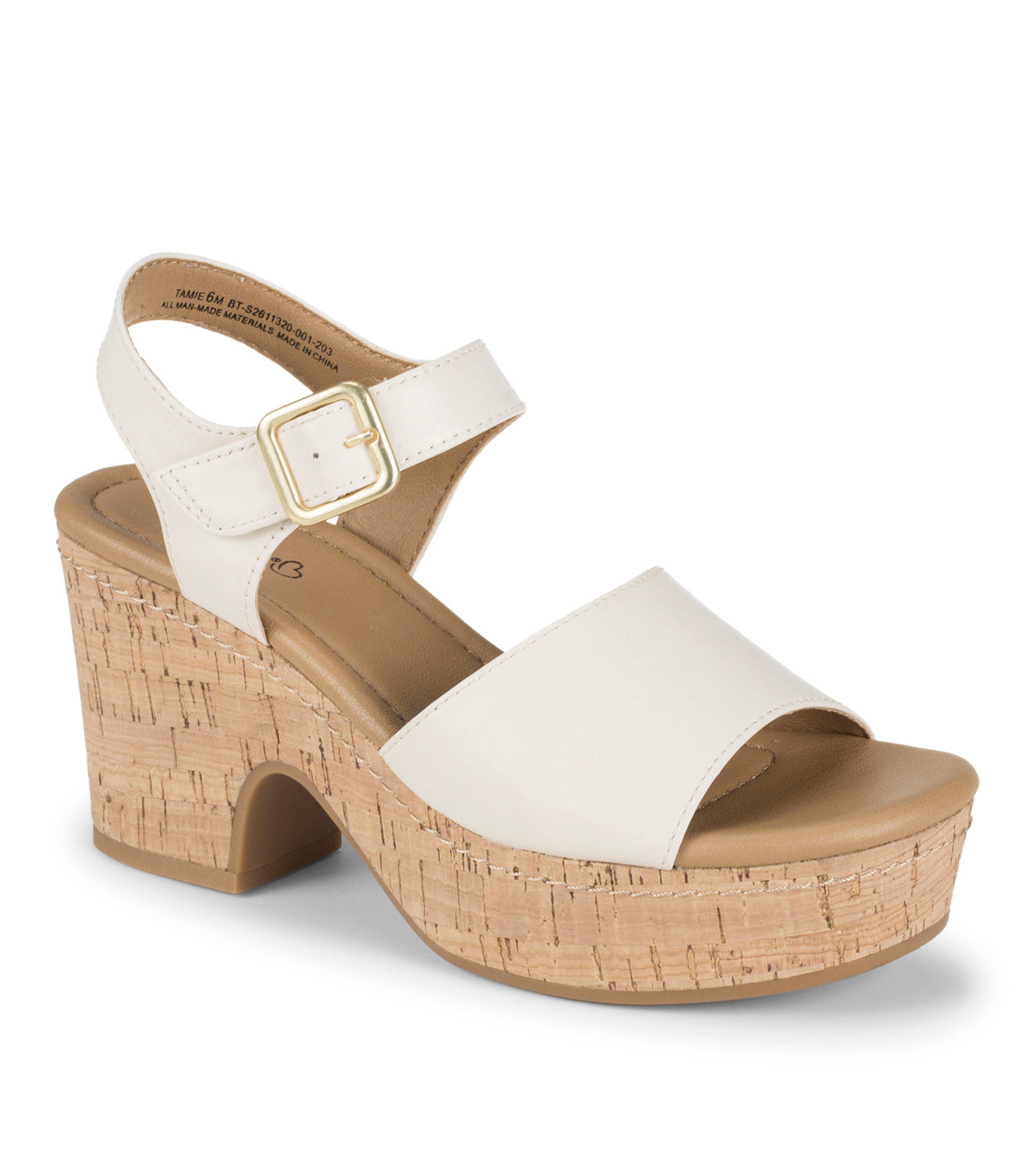 Tamie Wedge Sandal - Cream (BT31915)
