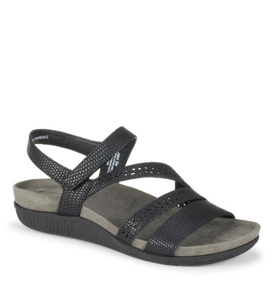 Jinna Sandal - Black Lizard (BT31854)