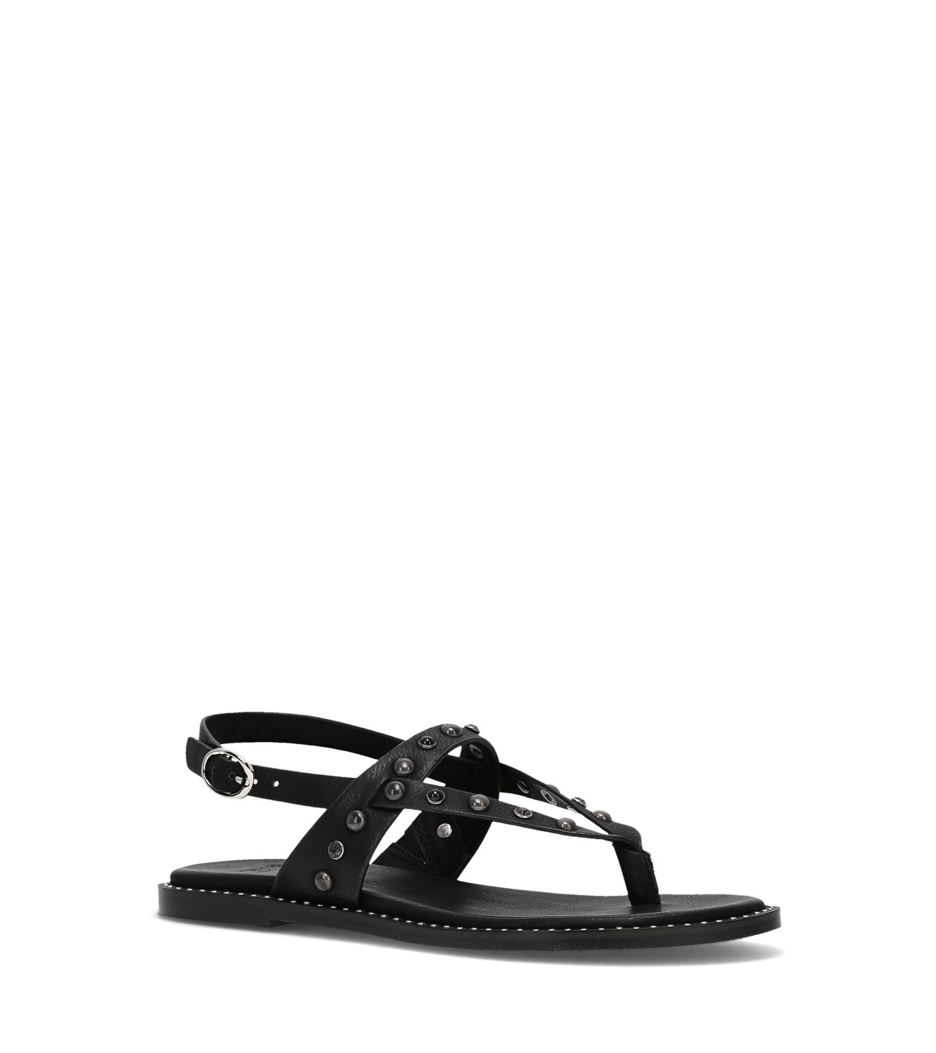 Bucky Studded Thong - Black (FO10404)