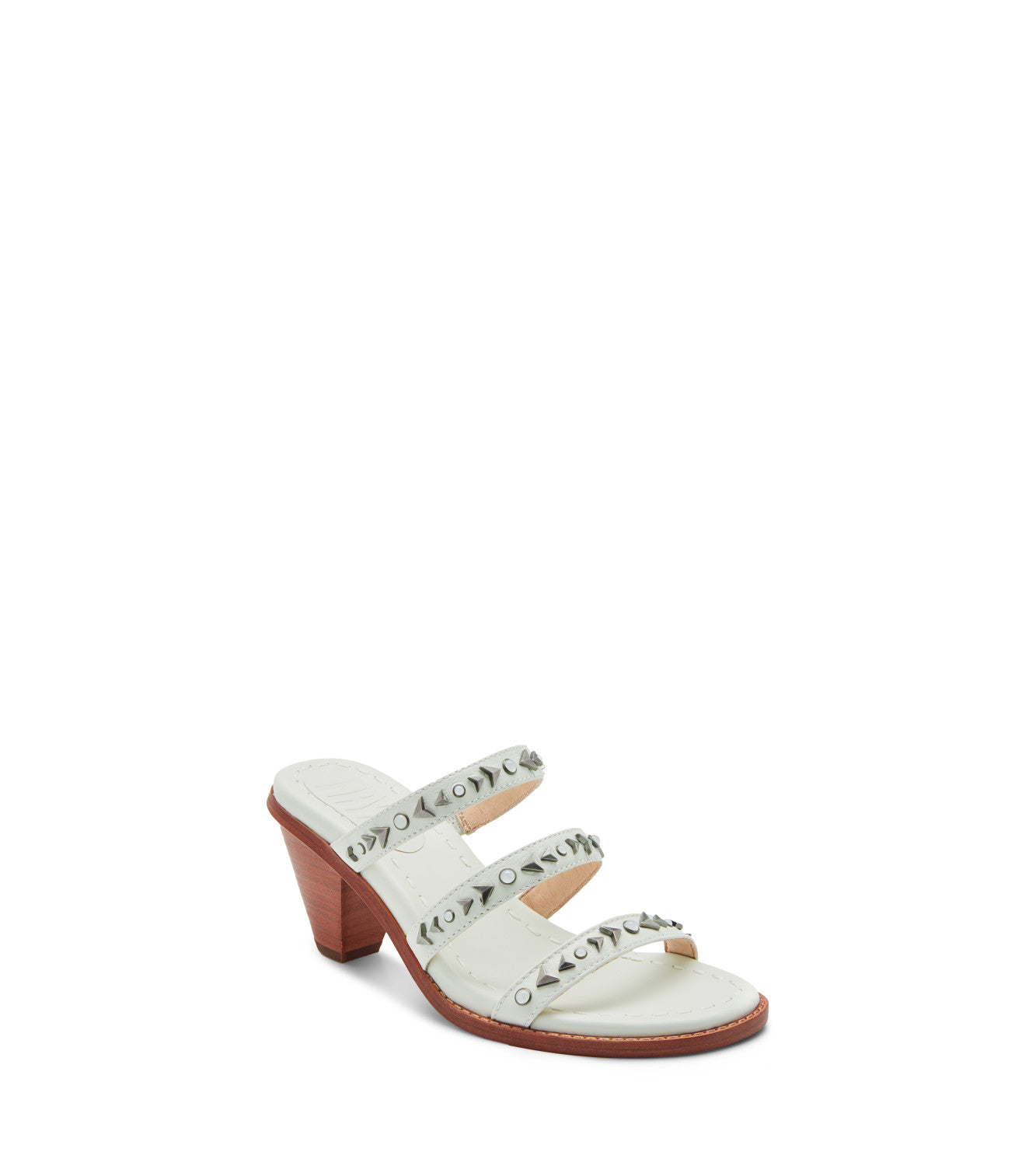 Estelle Studded Slide - White (FR40341-WHIT)