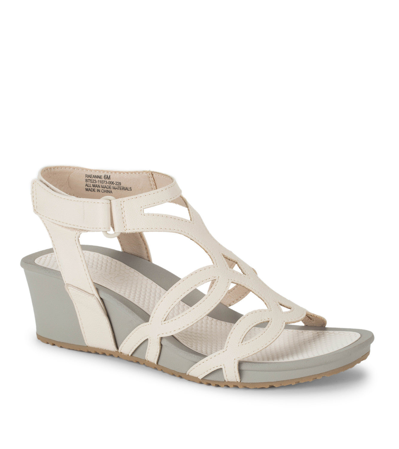 Raeanne Wedge Sandal - Cream (BT29920)