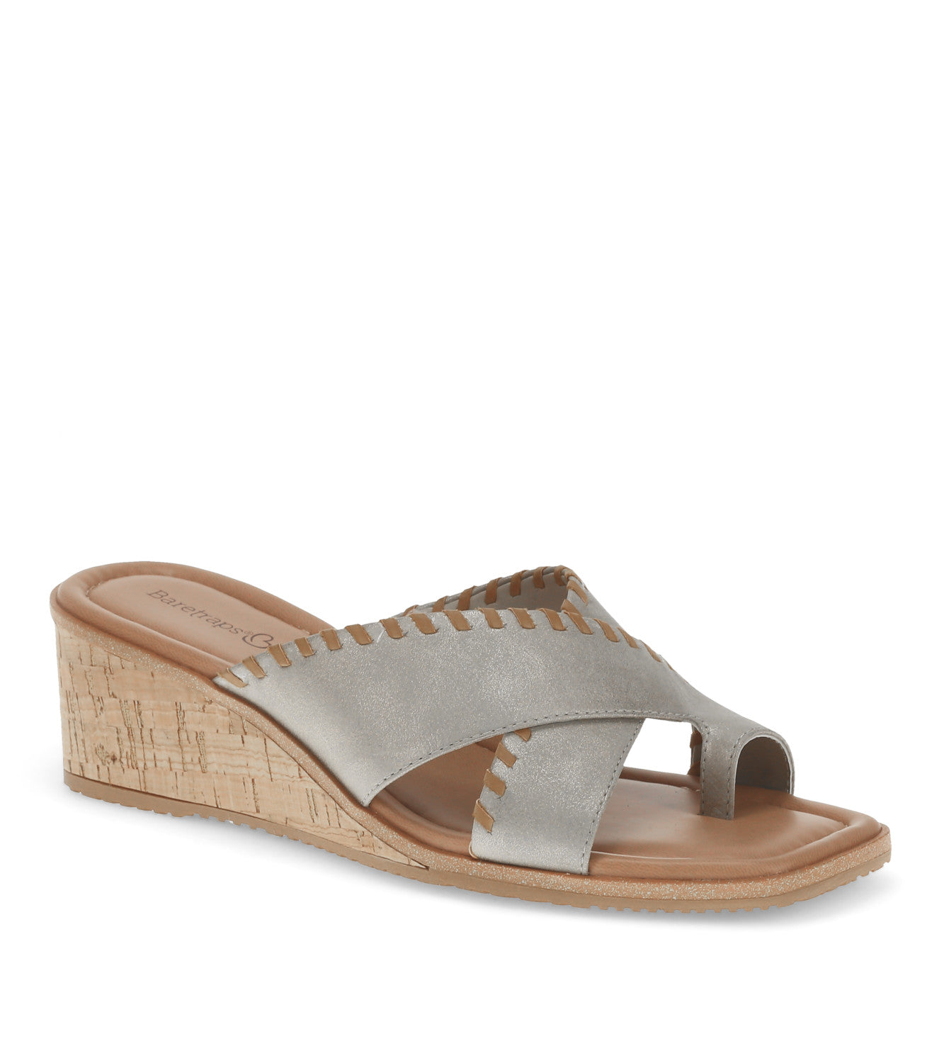 Paige Wedge Sandal - Champagne Canvas (BT30479)