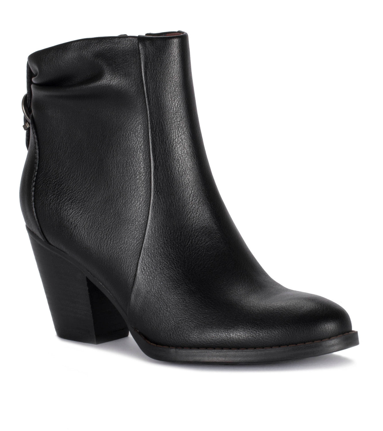 Charee Block Heel Bootie - Black (BT27755)