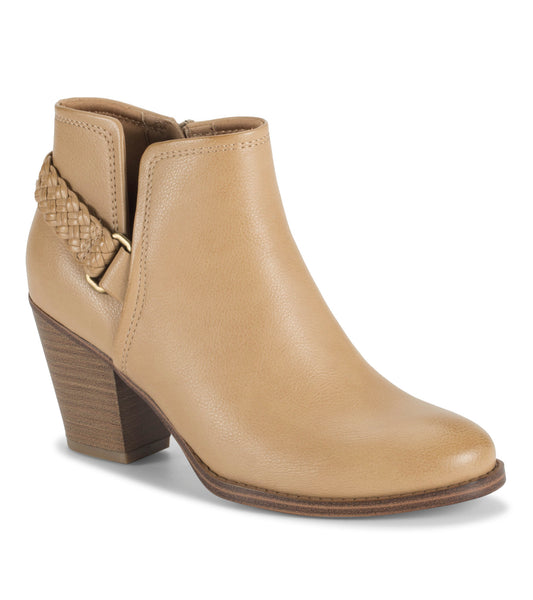 Charlotte Block Heel Bootie - Camel (BT30258)