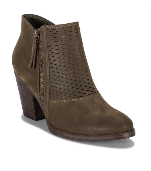 Cacie Block Heel Bootie - Moss (BT27417)