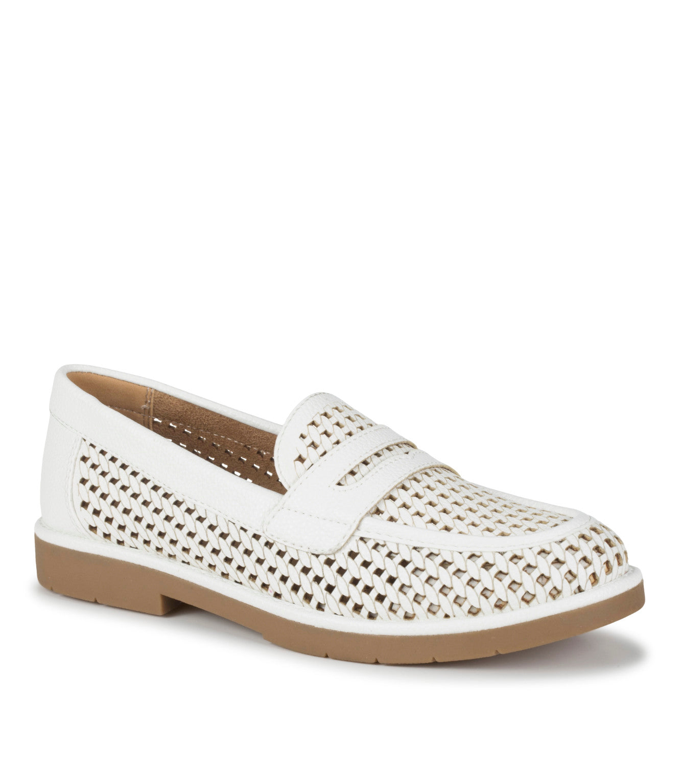 Calli Woven Loafer - Cream (BT32048)
