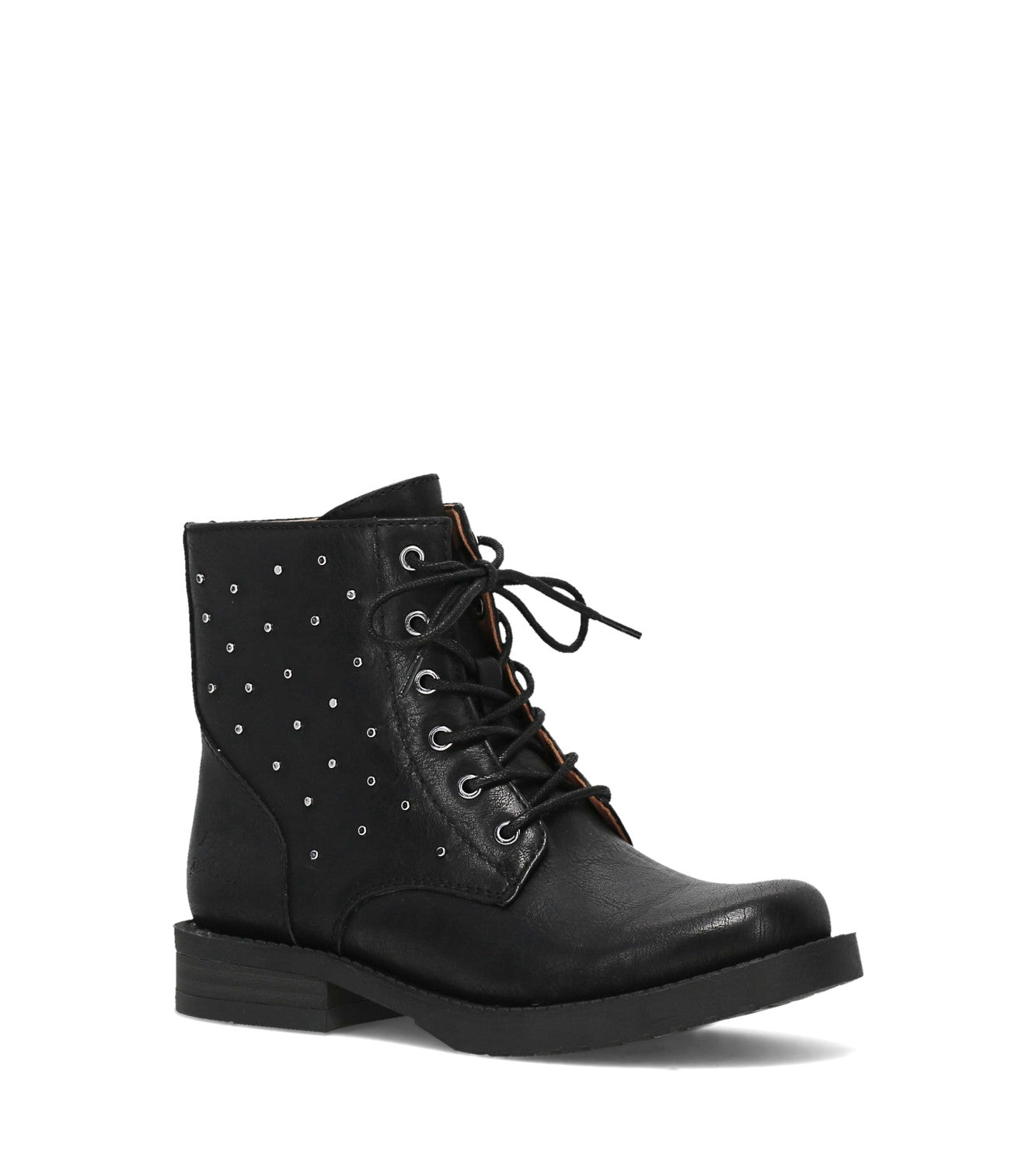 Chesnee Combat Studded Girls - Black (FO10690)