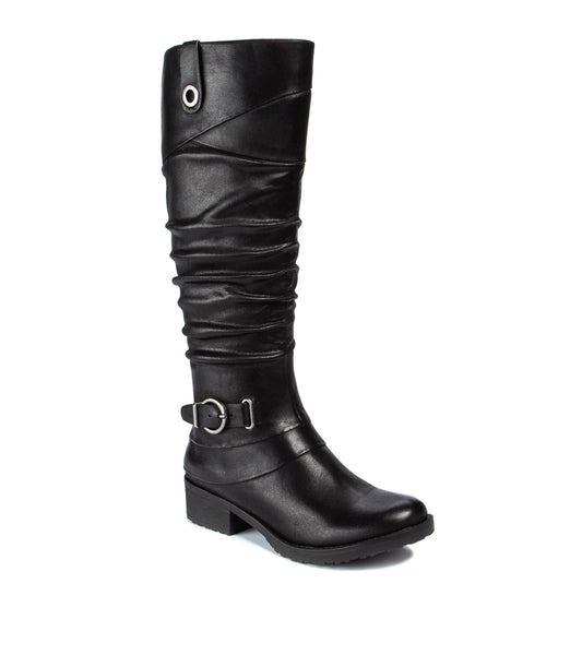 Onika Wide Calf Boot - Black (BT26807MWS)