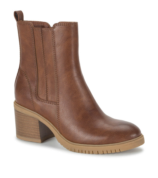 Feeney Block Heel Boot - Cognac (BT29479)