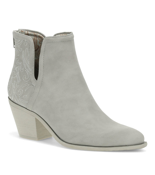 Yara Block Heel Bootie - Dark Haze (BT30966)