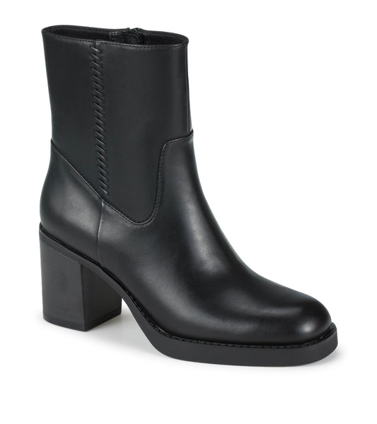 Gwendy Block Heel Bootie - Black (BT32060)
