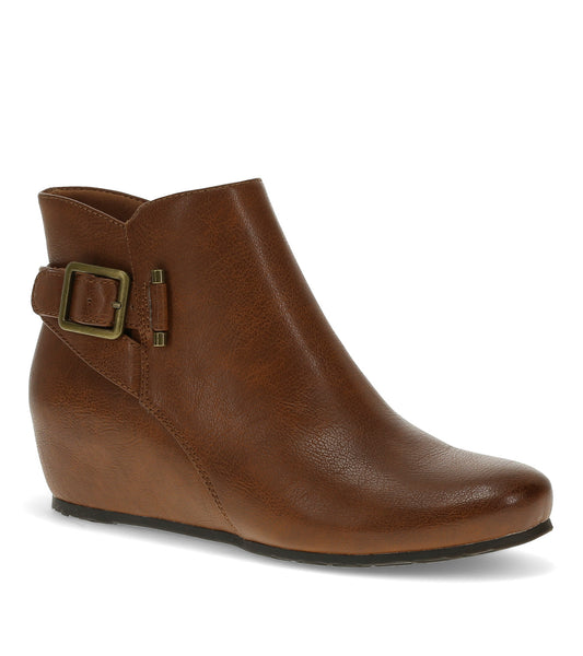 Serena Wedge Bootie - Cognac (BT31027)