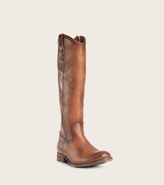 Melissa Button Inside Zip - Cognac (3470413-COG)