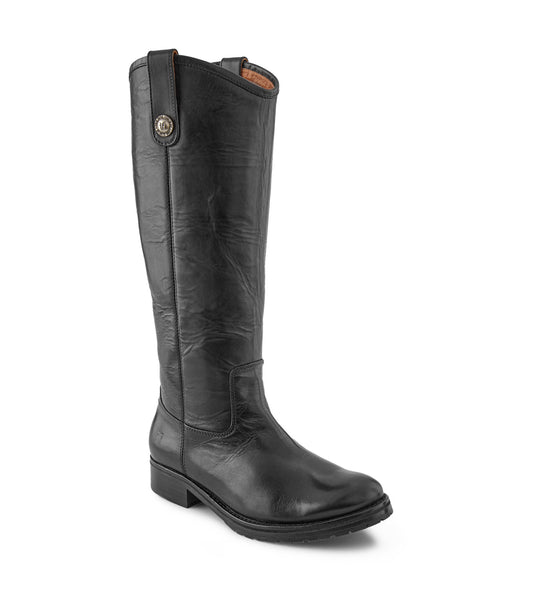 Melissa Double Sole Button Lug Tall - Black (FR40056-BLAC)