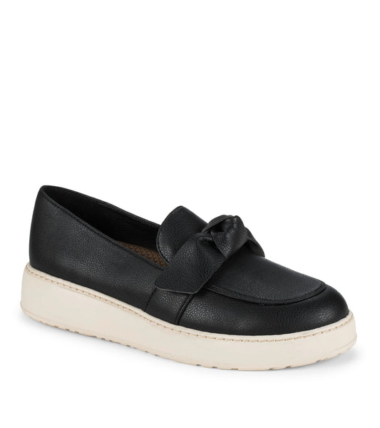 Ferdana Moc Toe Slip On - Black (BT31502)