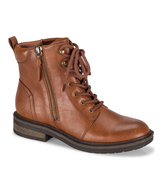 Amysue Lace Up Bootie - Cognac (BT27463)