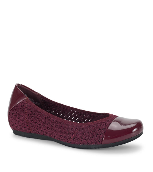 Mia Casual Flat - Dark Cherry (BT29373)