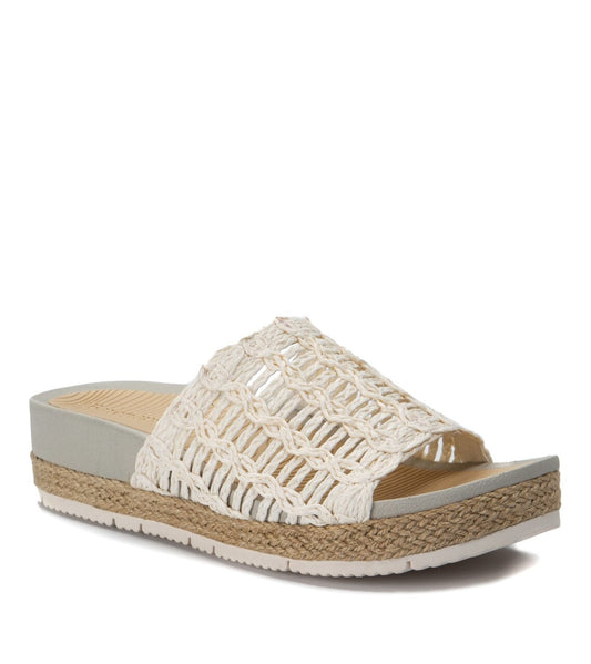Monnie Slide Sandal - White (BT27058)