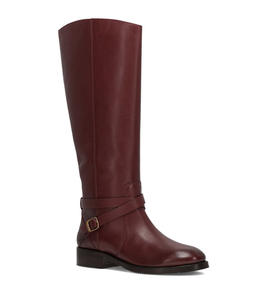 Melissa Belted Riding - Merlot (FR42123-MERL)