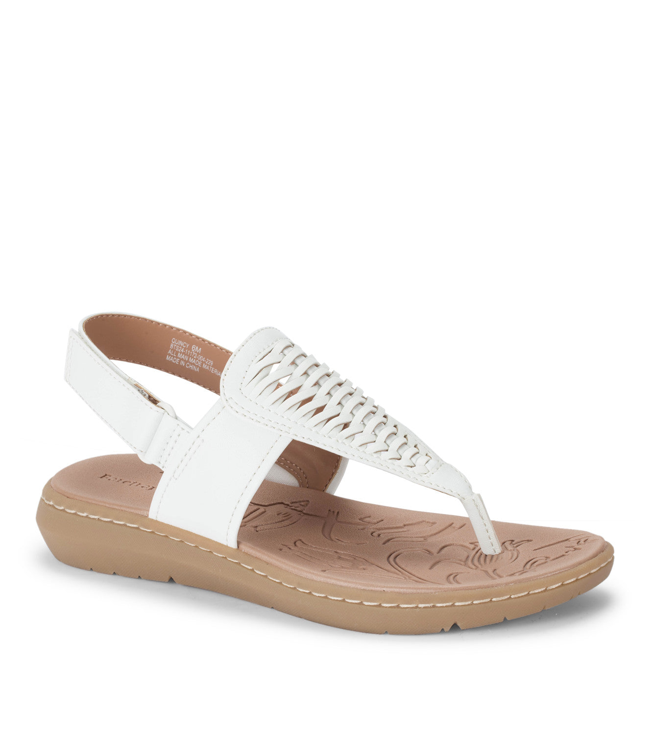 Quincy Sandal - White (BT30687)