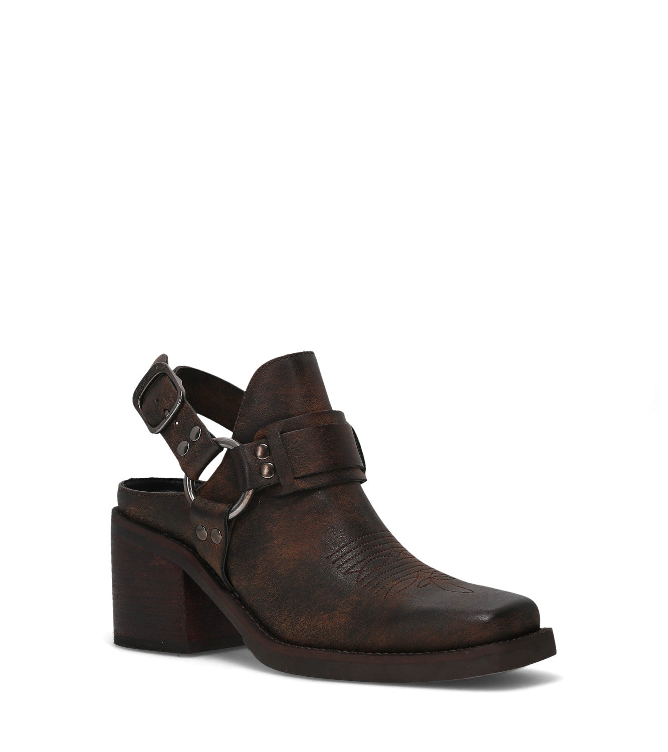 Tessy Harness Mule - Whiskey (FO10536)